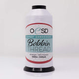 OESD White Bobbin Thread 5000m