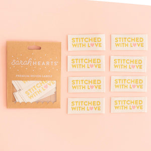 "Stitched with Love" Label