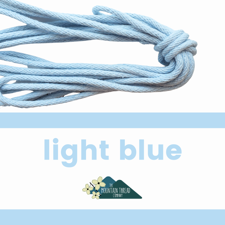 Colorful Rope- Light Blue