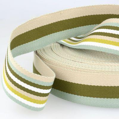 Striped Double Sided Strapping 40mm Green