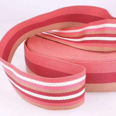 Striped Double Sided Strapping 40mm Pink