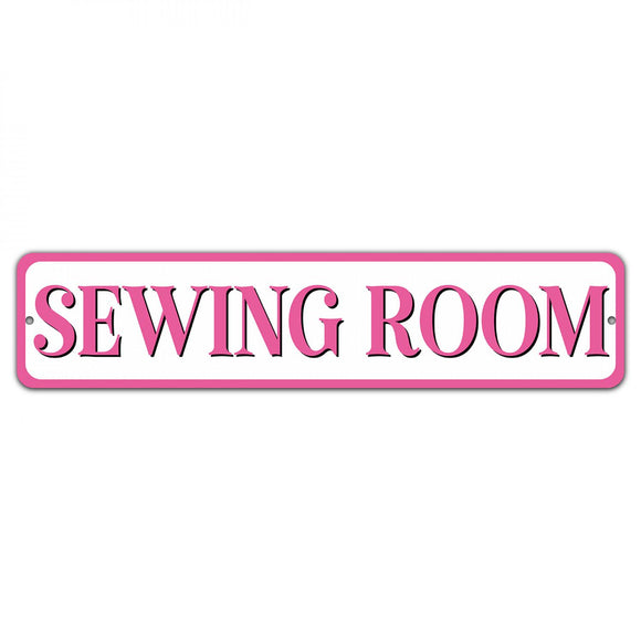 Sewing Room Pink Sign