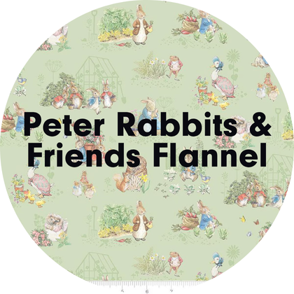 Peter Rabbit & Friends Flannel