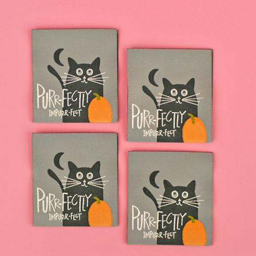 Sew In Labels- Purrr-fectly Impurfect