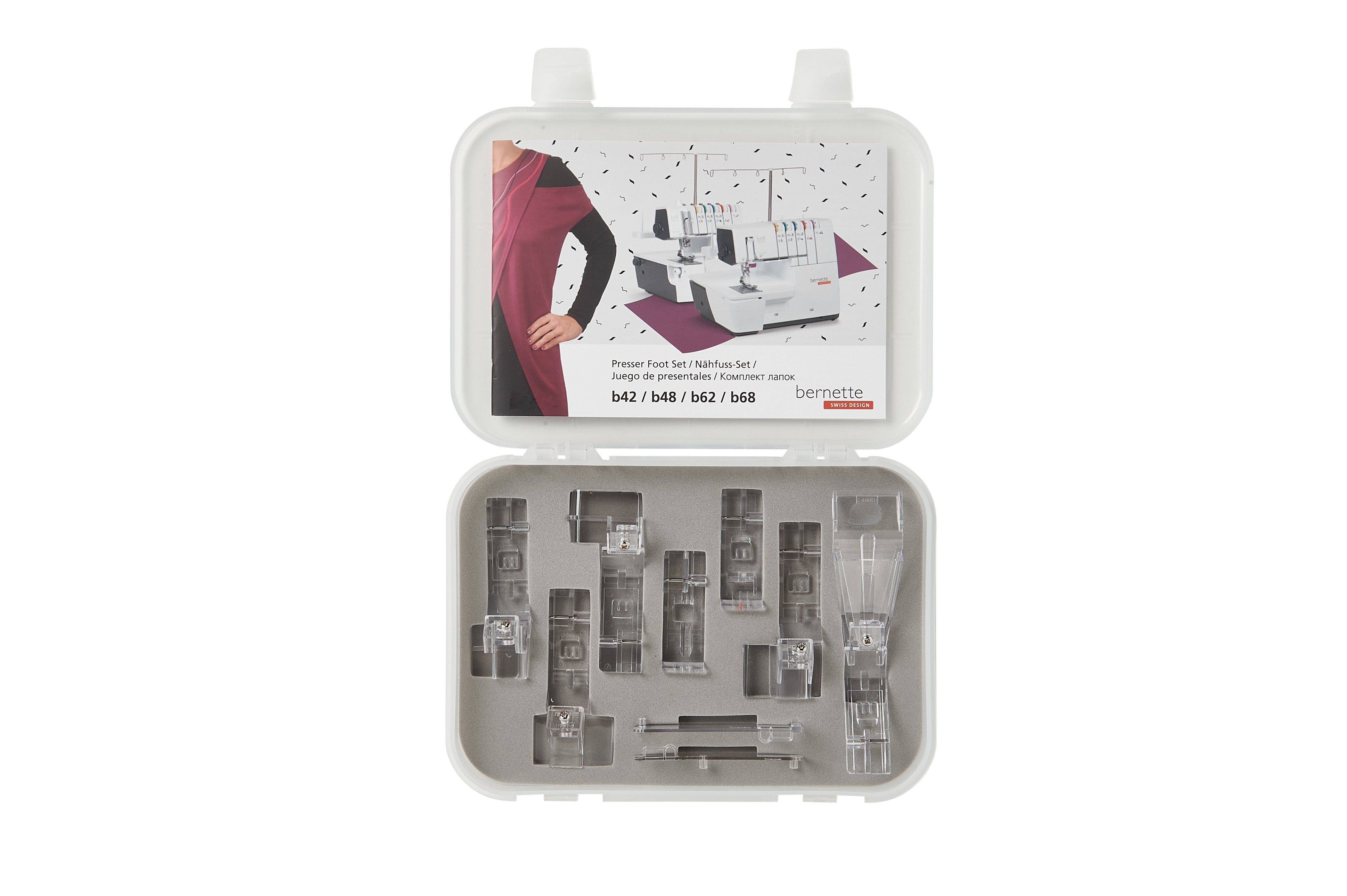 Coverstitch/Chainstitch Presser Foot Set (7 pieces) b42/b48/b62/b68