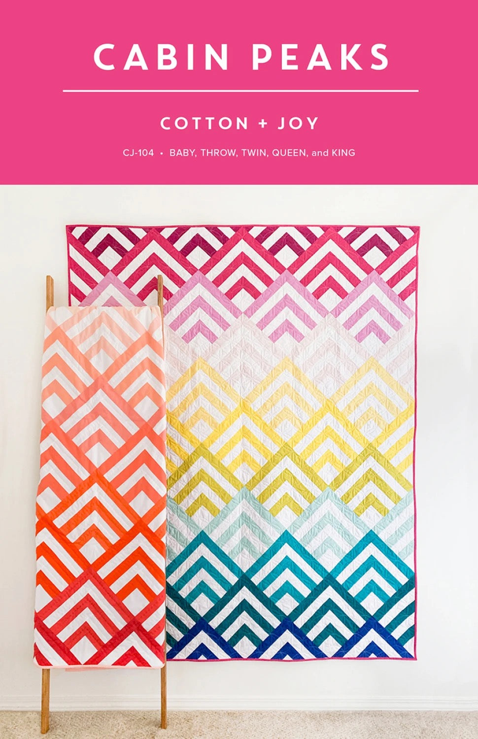Cabin Peaks Quilt Pattern