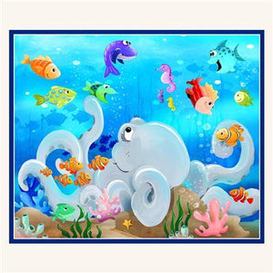 Under the Sea 36" Play Mat