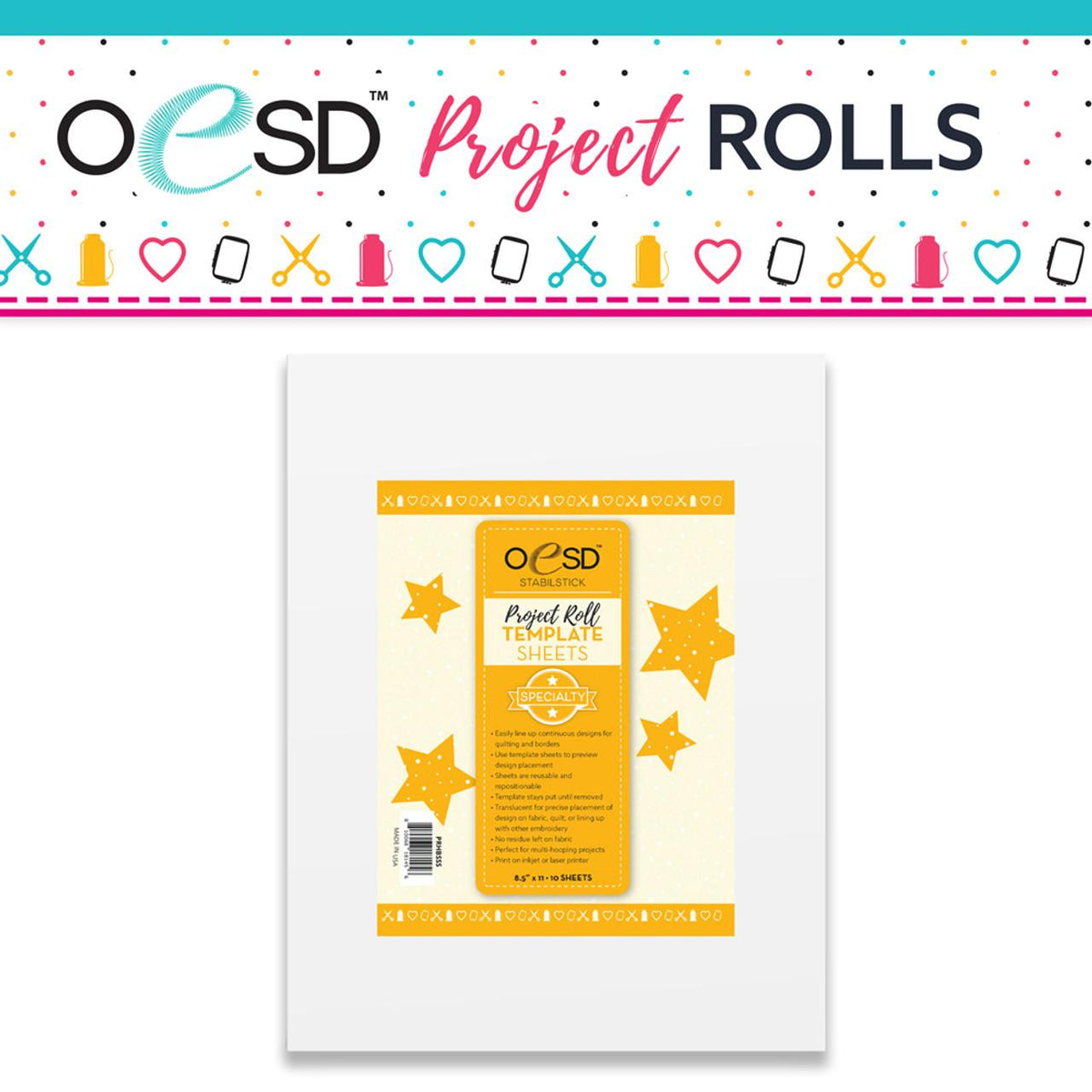 StabilStick Template Sheets 10 – Material Girls Quilt Boutique