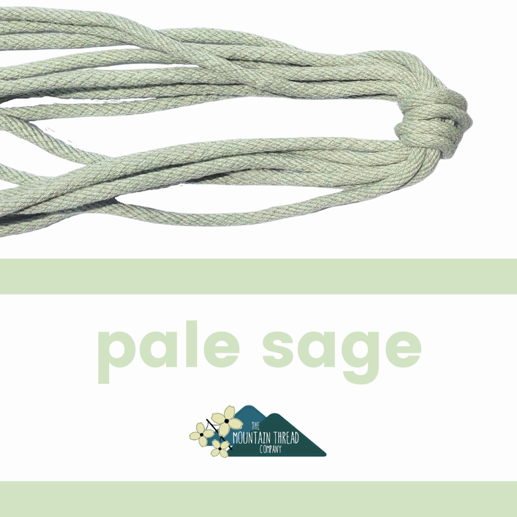 Colorful Rope- Pale Sage