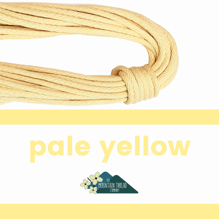 Colorful Rope- Pale Yellow