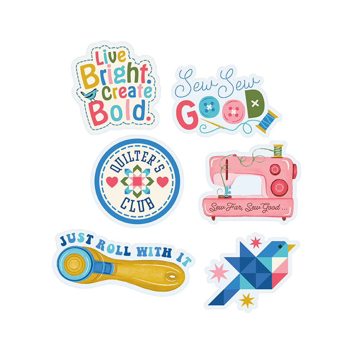 Riley Blake Vinyl Sticker Pack 1