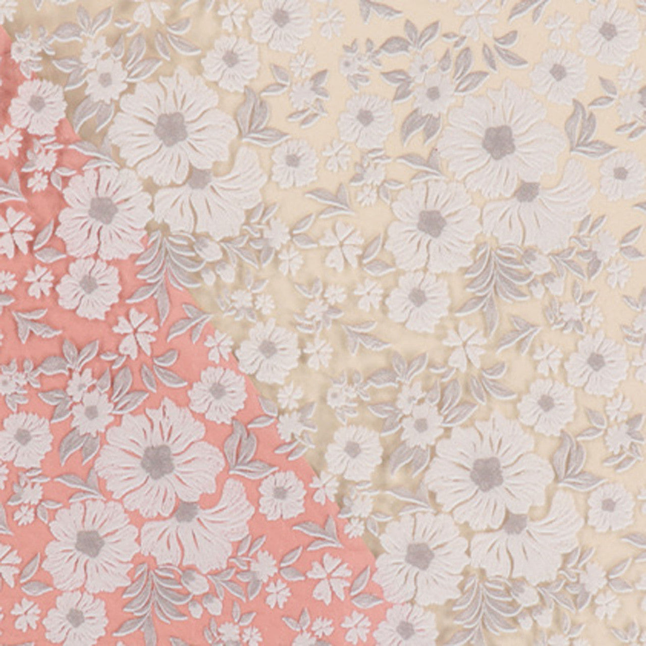 White Petal Printed Vinyl