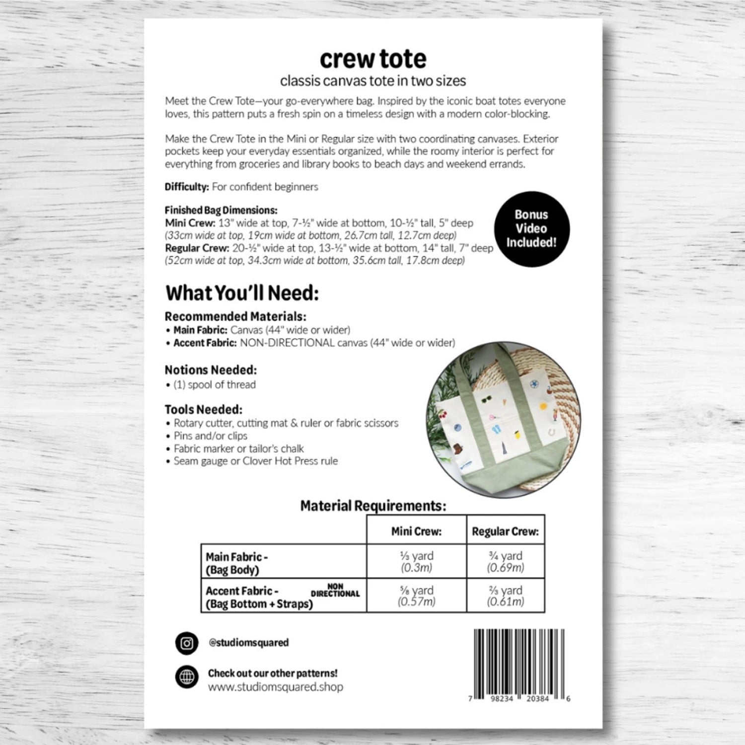 Crew Tote