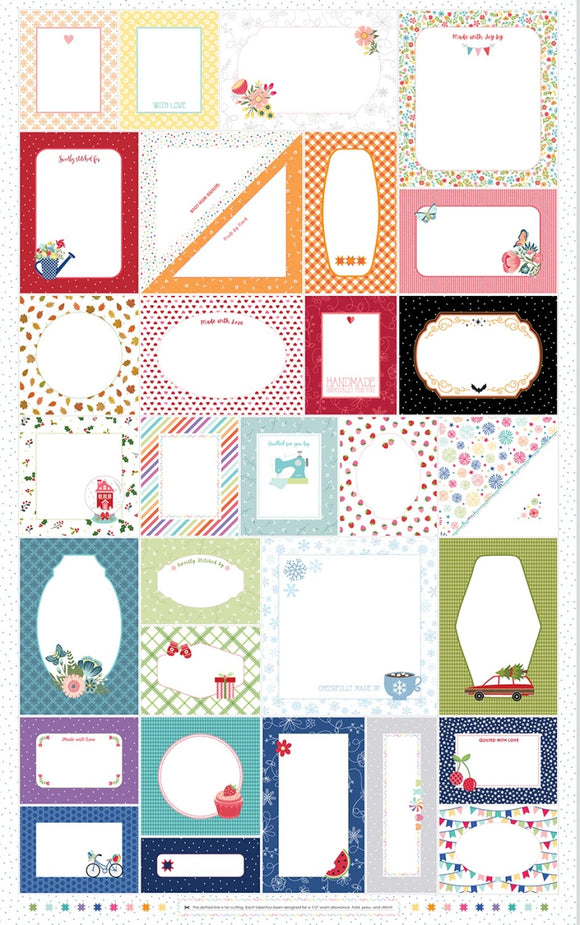 S♡Y Stitched with Love Label Panel – Material Girls Quilt Boutique