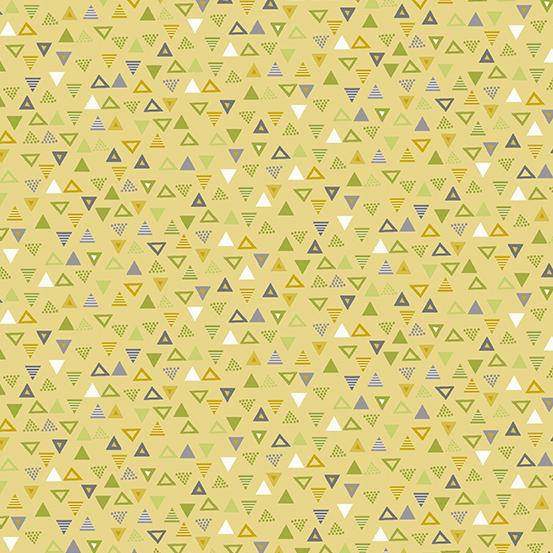 Baby Safari Triangles Yellow