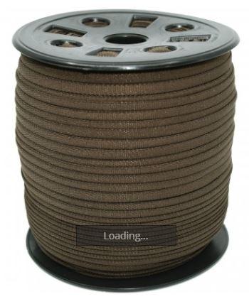 Banded Stretch Elastic 6mm Brown