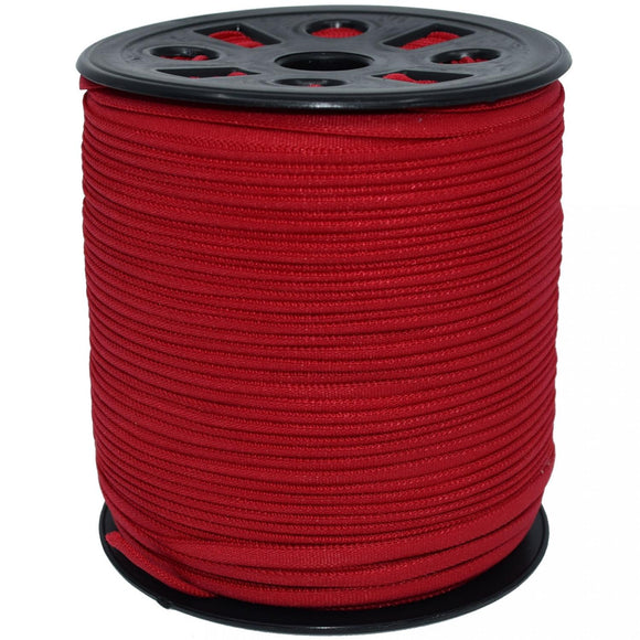 Banded Stretch Elastic 6mm Red