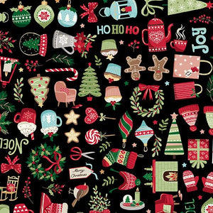 Cozy Christmas Black Icons
