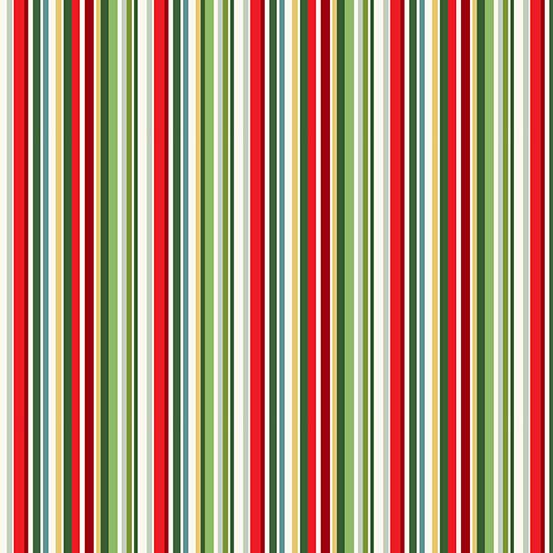 Cozy Christmas Multi Stripe