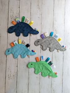 Dino Crinkle Toy Pattern and Kit