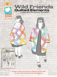 Elemental Coat Add on- Wild Friends Quilted Elements