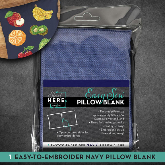 Sew Easy Pillow Blank Navy
