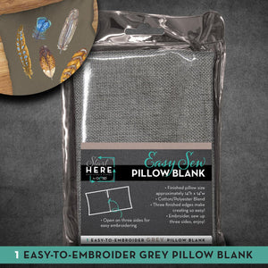 Sew Easy Pillow Blank Gray