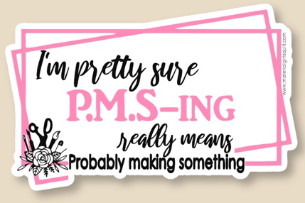 PMS Sticker