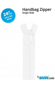 Zipper 24" White