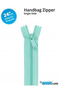 Zipper 24" Turquoise