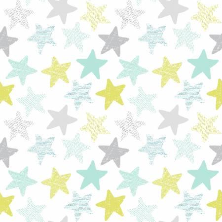 Stars Cotton/Spandex Knit