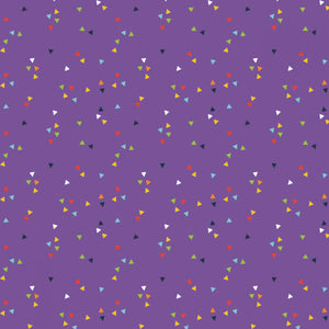 Triangle Bursts Purple