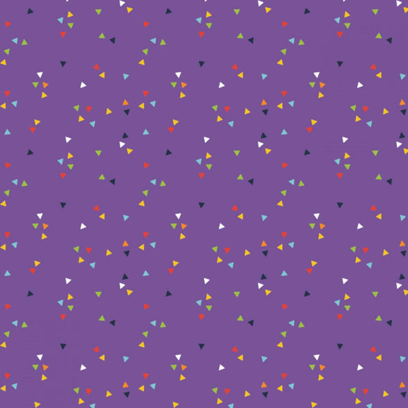 Triangle Bursts Purple