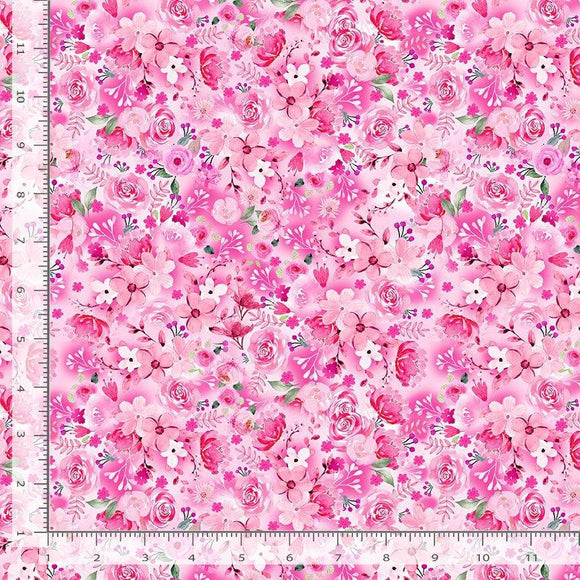 Pink Floral CD2382-Pink