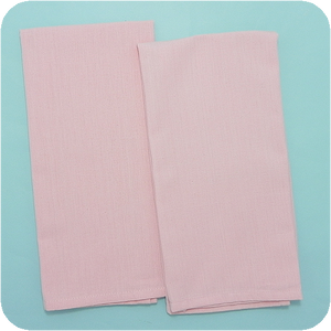 Flat Weave Dishtowel, Pastel Pink