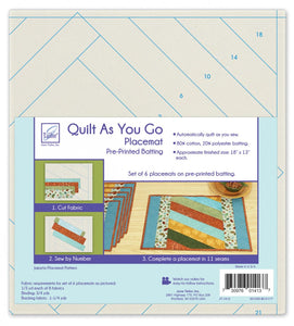 Jakarta - Quilt As You Go Placemats (6)
