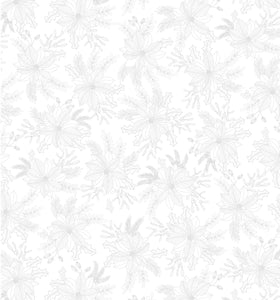 Poinsettias White on White