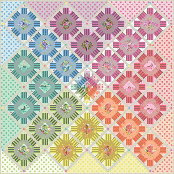 Star Cluster Quilt Kit - Everglow